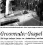 Groovender Gospel ohne Notenzettel (BZ 13.07.04)