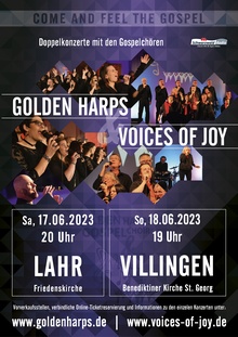 Flyer Doppelkonzerte 17.+18.6.23