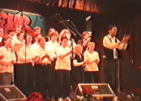 Erster Auftritt "Golden Harps", Lindenfeldhalle Dundenheim, 13.4.1997