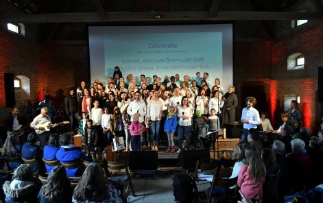 Festtgottesdienst "20 Jahre Golden Harps", Marienhof