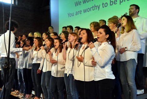 Festtgottesdienst "20 Jahre Golden Harps", Marienhof