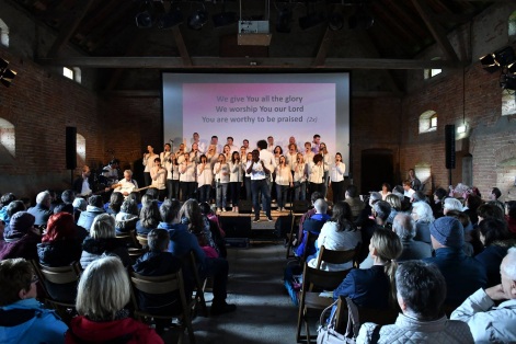 Festtgottesdienst "20 Jahre Golden Harps", Marienhof