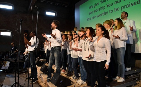 Festtgottesdienst "20 Jahre Golden Harps", Marienhof