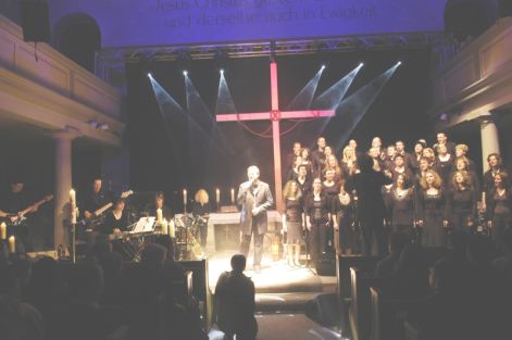 Osternacht, Christuskirche Kehl, 15.4.2006