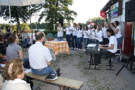 Golden Harps Vocals, Campingplatzgottesdienst am Achernsee, 4.9.10