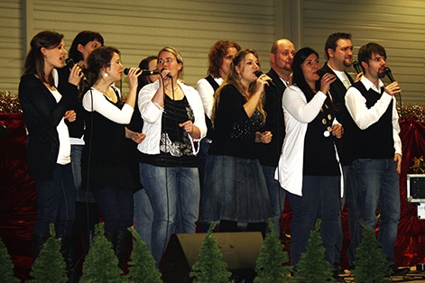 GH-Vocals Formation, Weihnachtsfeier der Fa. Rodermund in Mahlberg, 16.12.2011