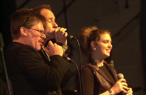 Hubert Vierthaler, Reinhold Weber, Felicitas Reith-Klenert<br> Osterkonzert Rheinbischofsheim 2001