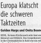 Europa klatscht die schweren Taktzeiten (BZ 15.10.08)